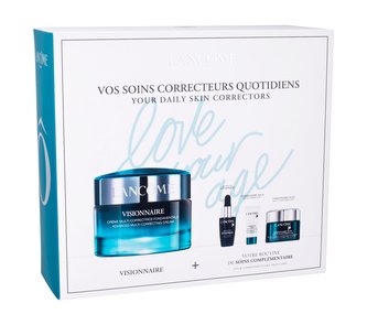 Lancôme Visionnaire denní pleťová péče 50 ml + noční pleťová péče 15 ml + pleťové sérum Advanced Genifique 7 ml + péče o oční okolí 3 ml