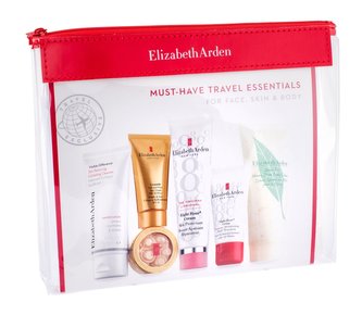 Elizabeth Arden Ceramide pleťové sérum 7 ks + denní pleťová péče 30 ml + tělový krém 100 ml + denní pleťová péče 50 ml + čisticí krém 50 ml + krém na ruce 30 ml + kosm. taška
