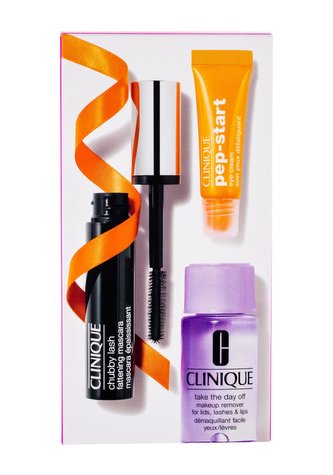 Clinique Chubby Lash řasenka Chubby Lash 9 ml + odličovací přípravek Take The Day Off 30 ml + péče o oční okolí Pep-Start 7 ml