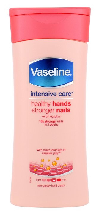 Vaseline Intensive Care Krém na ruce Healthy Hands Stronger Nails 200 ml pro ženy