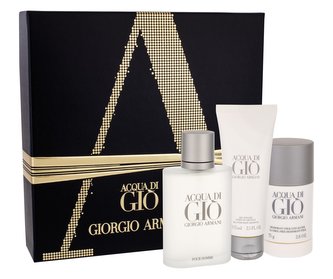 Giorgio Armani Acqua di Gio toaletní voda 100 ml + deostick 75 ml + sprchový gel 75 ml