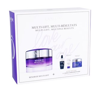 Lancôme Rénergie Multi-Lift denní pleťová péče 50 ml + noční pleťová péče 15 ml + péče o oční okolí 3 ml + pleťové sérum Advanced Genifique 7 ml