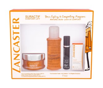 Lancaster Suractif denní pleťová péče SPF15 50 ml + péče o oční okolí 3 ml + čisticí pleťová voda 3v1 100 ml + pleťové sérum 365 Skin Repair 10 ml