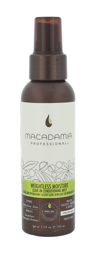 Macadamia Professional Weightless Moisture Kondicionér Leave-In Conditioning Mist 100 ml pro ženy
