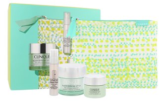 Clinique Superdefense hydratační přípravek Superdefense SPF20 50 ml + hydratační přípravek Superdefense Night 15 ml + pleťové sérum Clinique Smart Custom 10 ml + taška