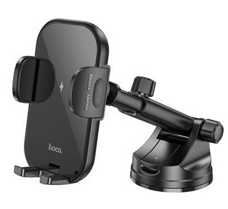 Držák do auta HOCO Journey HW5, bezdrátové nabíjení 15W, černá