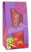 Grace Cole Fruit Works sprchový gel Strawberry & Kiwi 50 ml + mycí houba