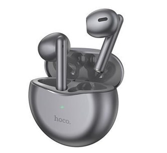 HF, sluchátka Bluetooth HOCO EW14, TWS, stereo, nabíjecí pouzdro, šedá