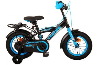 VOLARE - Detský bicykel Volare Thombike - chlapčenský - 12" - Black Blue - dve ručné brzdy