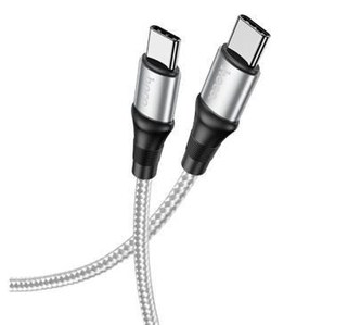 Data kabel HOCO X50 Exquisito, USB-C/USB-C (PD), 5A, 100W, 2m, šedá