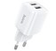 Nabíječka cestovní HOCO N8 Briar, 2x USB, 2.4A, bílá