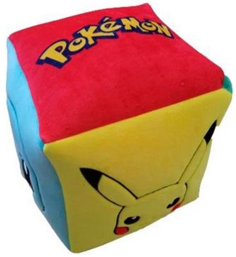 Polštář Pokémon: Kostka (25 x 25 x 25 cm)