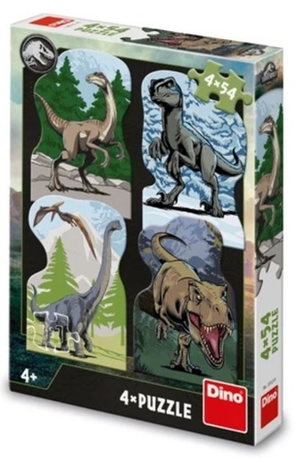 JURSKÝ SVĚT 4x54 Puzzle
