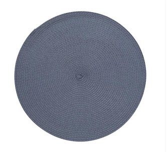 Prostírání | PINTO | kulatá tmavě modrá | 38 cm | SS22 821740 Homla