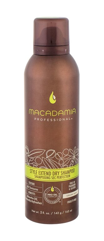 Macadamia Professional Style Extend Suchý šampon Dry Shampoo 163 ml pro ženy