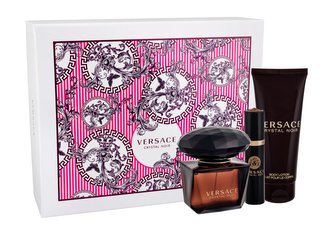 Versace Crystal Noir parfémovaná voda 90 ml + tělové mléko 100 ml + parfémovaná voda 10 ml