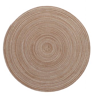 Prostírání | TANGA | kulatá hnědá | 38 cm | SS22 821634 Homla