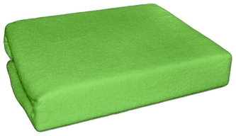 Froté prostěradlo do postele 200x80cm, Frotti - ZELENÉ; 200x80