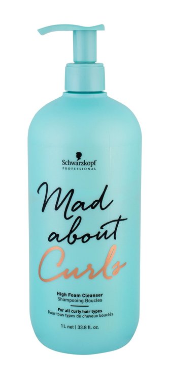 Schwarzkopf Mad About Curls Šampon High Foam Cleanser 1000 ml pro ženy