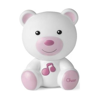Noční lampička Chicco Medvídek - růžový