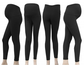 Gregx Těhotenské legíny dlouhé termo - černé, vel. XL/XXL