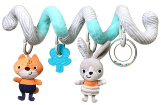 Plyšová spirála HEY! MONDAY, BabyOno, tyrkys