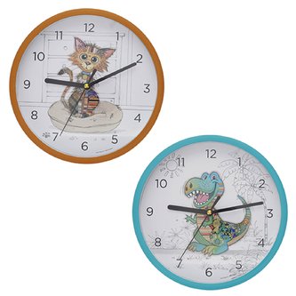 Hodiny nástěnné 20 cm HORS36J01 BUG ART KOOKS KIUB