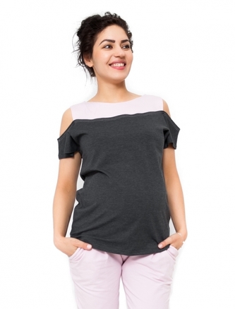 Be MaaMaa Těhotenské triko Kira;  S (36)