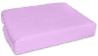 Nepromokavé prostěradlo do postýlky 120x60cm - lila, fialové, Baby Nellys; 120x60