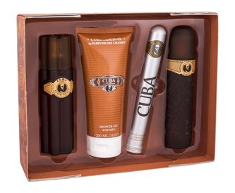 Cuba Gold toaletní voda 100 ml + voda po holení 100 ml + sprchový gel 200 ml + toaletní voda 35 ml