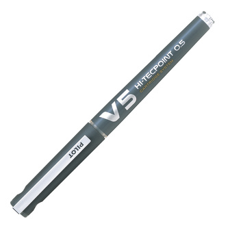 Pilot, Roller Hi-Tecpoint V5 CS, 0.5, (F) tenký, černá