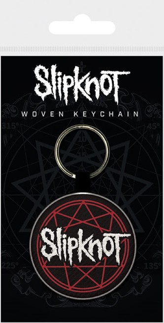 Přívěsek na klíče Slipknot: Logo textílie