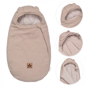 Teploučky fusak Beránek exclusiv, 85x50cm  - béžový