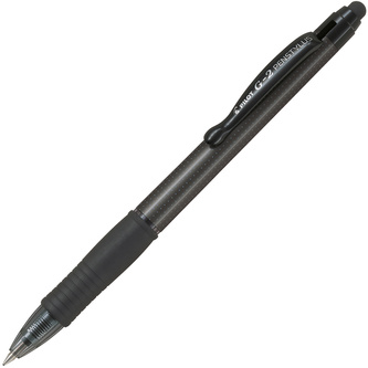 Pilot, Gelový roller G-2 Penstylus v krabičce, 0.7, (M) střední, šedá