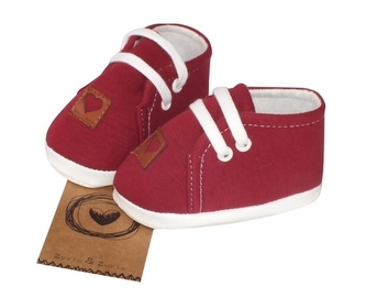 Z&Z Jarní kojenecké botičky, capáčky - bordo, 68/80; 68-80 (6-12m)