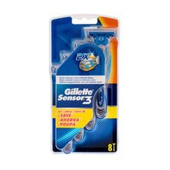 Gillette Sensor3 Holicí strojek 8 ks pro muže