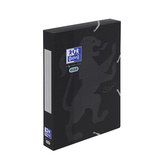 Oxford, Box na dokumenty Soft touch, karton, A4+, černá
