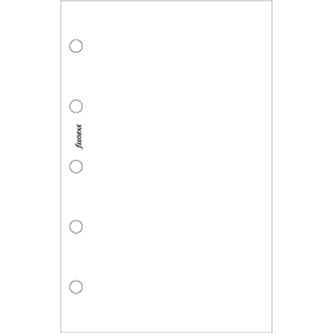 Filofax, Papíry pro diáře, čisté, mini, bílá