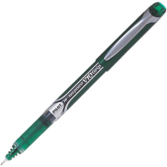 Pilot, Roller Hi-Tecpoint V10 Grip, 1.0, zelený