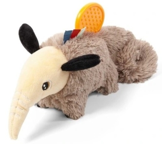 Závěsná plyšová hračka s chrastítkem a kousátkem - Mravenečník, BabyOno