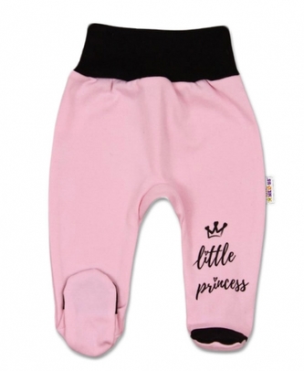 Baby Nellys Kojenecké polodupačky, růžové Little Princess; 56 (1-2m)