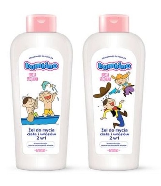 NIVEA Sprchový gel a šampón BAMBINO 2v1 - 400ml