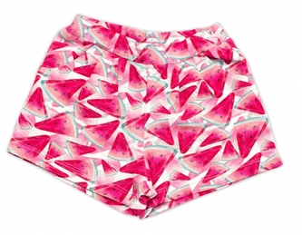 Dívčí kraťasy s kapsami, bavlna Melouny, Mrofi, růžové,vel. 80; 80 (9-12m)