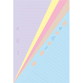Filofax, Papíry pro diáře, linkované, kapesní, Fashion