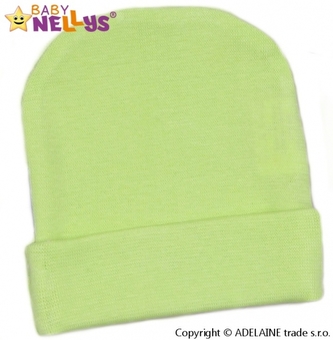 Baby Nellys Novorozenecká čepička  - zelená; 48 (0+)