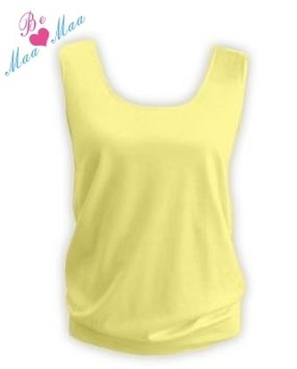 Be MaaMaa Top LADA - žlutý; L/XL