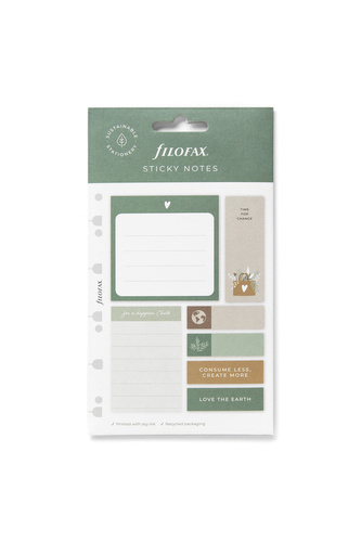 Filofax, Náplň Multi, lepicí bločky Eco Essentials, Os/A5