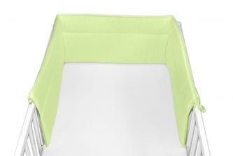 Mantinel do postýlky 30x180 cm Basic - zelený., Baby Nellys