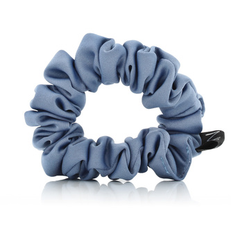MURU úzká scrunchie gumička - modrošedá matná