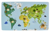 Edukační vkládačka s úchyty - Mapa Světa, Adam Toys